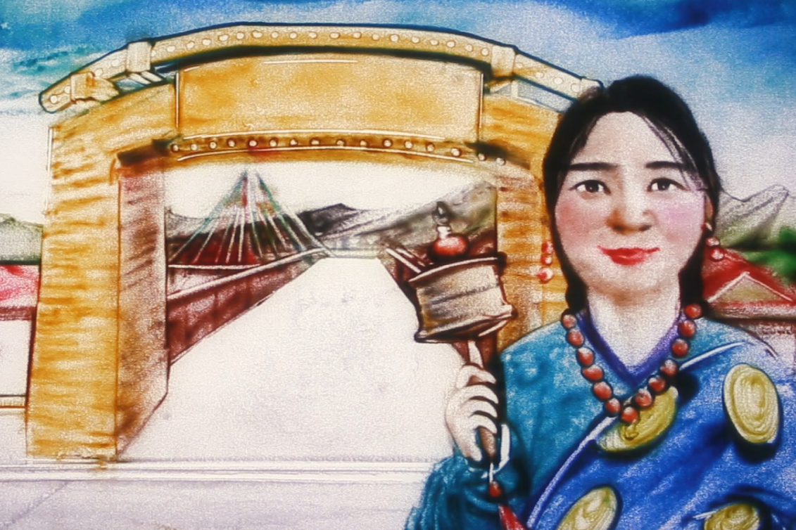 沙畫(huà)|奮力追夢(mèng)！2020決戰(zhàn)脫貧攻堅(jiān)“甘肅卷”