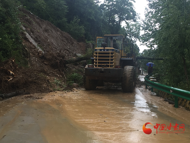 康縣長(zhǎng)壩鎮(zhèn)：鏟車(chē)、120合力“逆行”救援群眾  