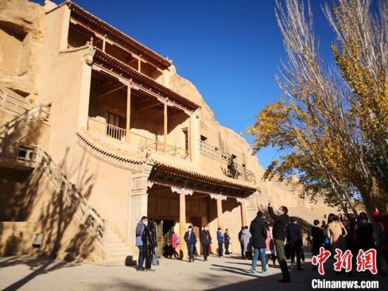 圖為敦煌莫高窟藏經(jīng)洞。(資料圖) 馮志軍 攝