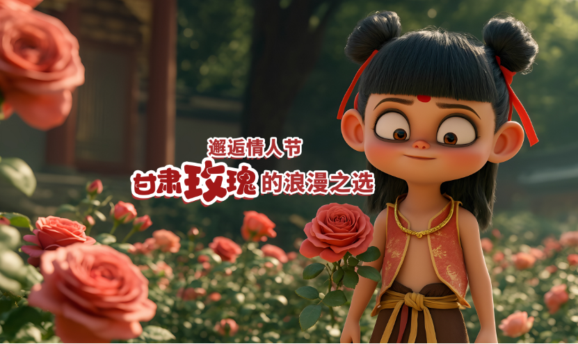 AI視頻 | 邂逅情人節(jié)，甘肅玫瑰的浪漫之選